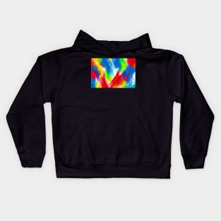 Abstact Colors Primary Merging mixing Kids Hoodie